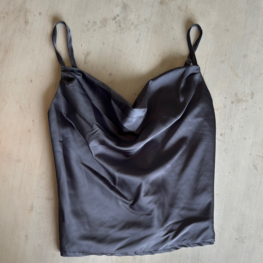 Dress Forum Gray/purple Strap top